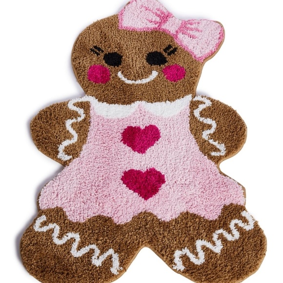 Gingerbread Girl Pastel Pink Cookie Rug  New viral 💗 - Picture 1 of 1